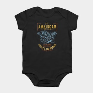 American Classic muscle car custom distressed Baby Bodysuit